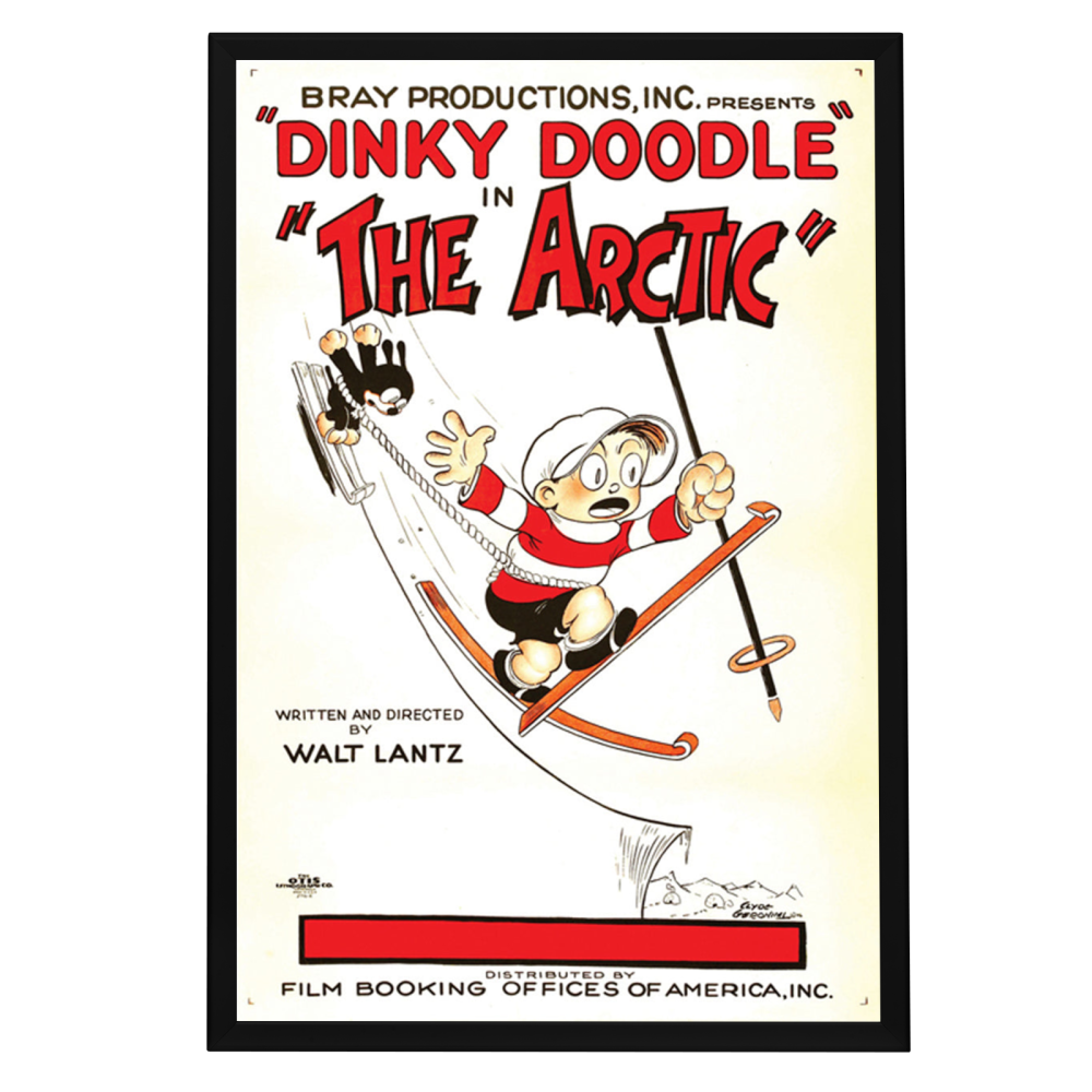 "Dinky Doodle In The Arctic" (1926) Framed Movie Poster