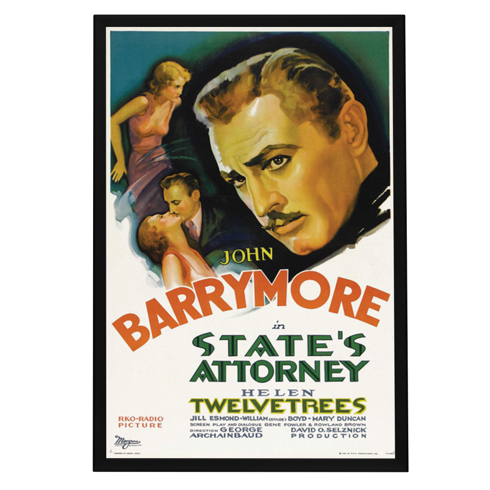 "State's Attorney" (1932) Framed Movie Poster