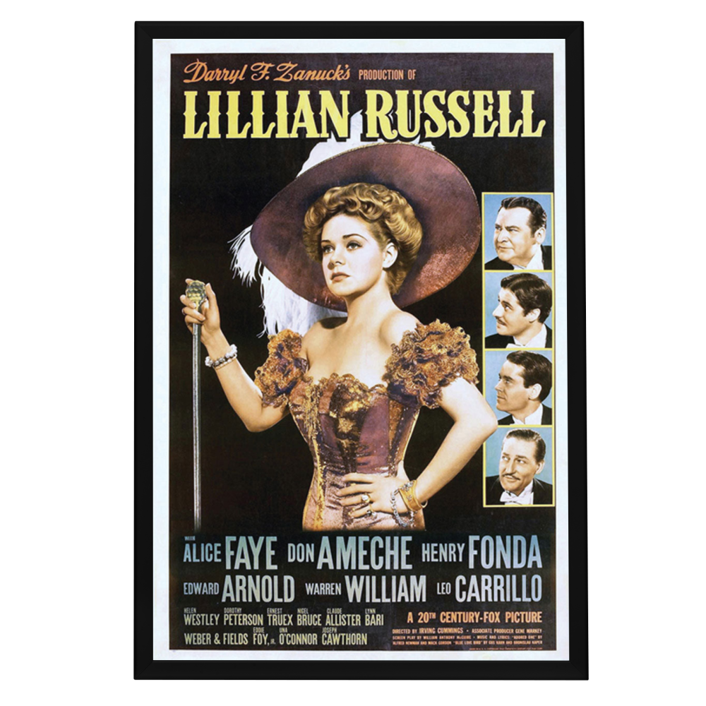 "Lillian Russell" (1940) Framed Movie Poster