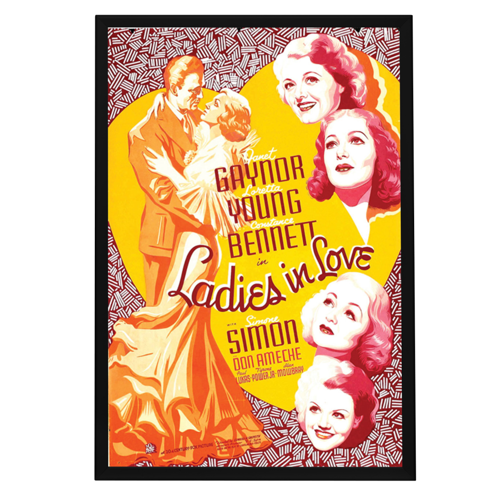 "Ladies In Love" (1936) Framed Movie Poster