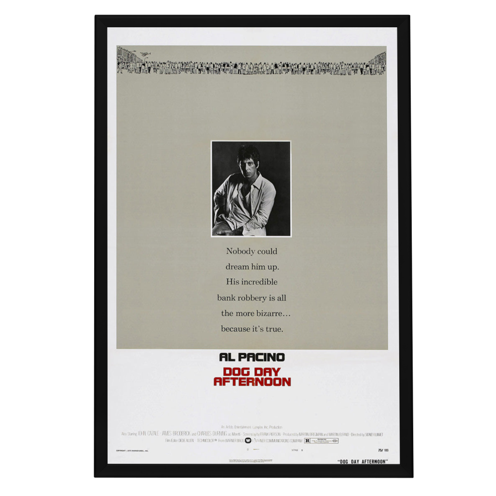 "Dog Day Afternoon" (1975) Framed Movie Poster