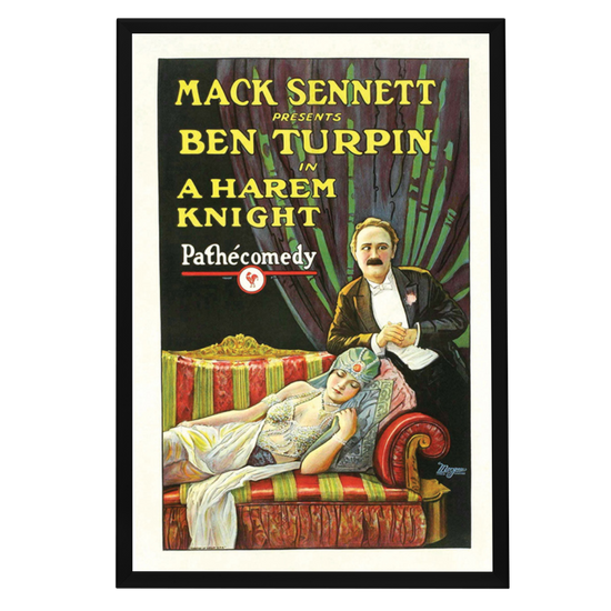 "Harem Knight" (1926) Framed Movie Poster