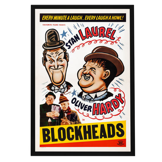 "BlockHeads" (1938) Framed Movie Poster