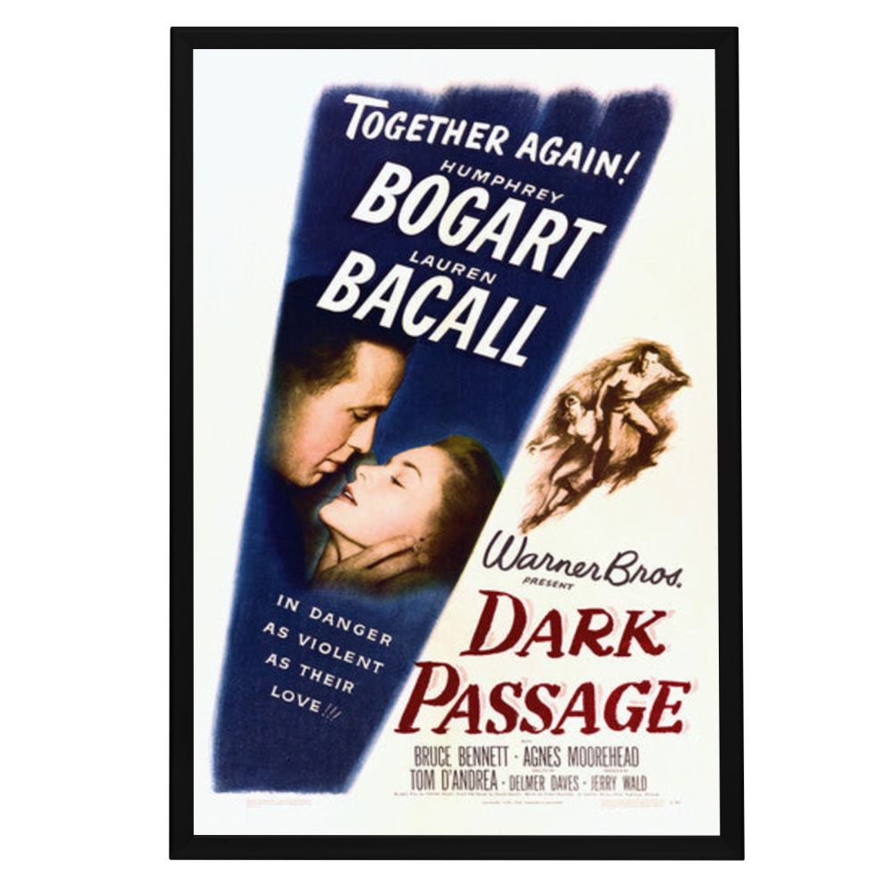 "Dark Passage" (1947) Framed Movie Poster