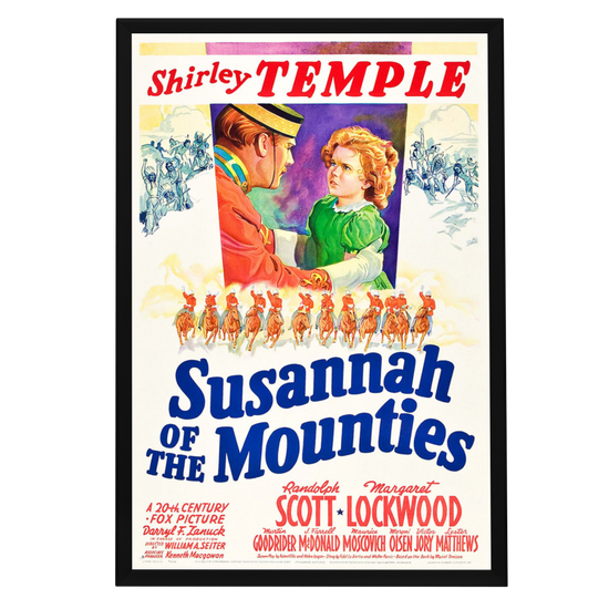 "Susannah Of The Mounties" (1939) Framed Movie Poster