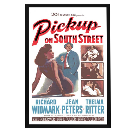 "Pickup on South Street" (1953) Framed Movie Poster