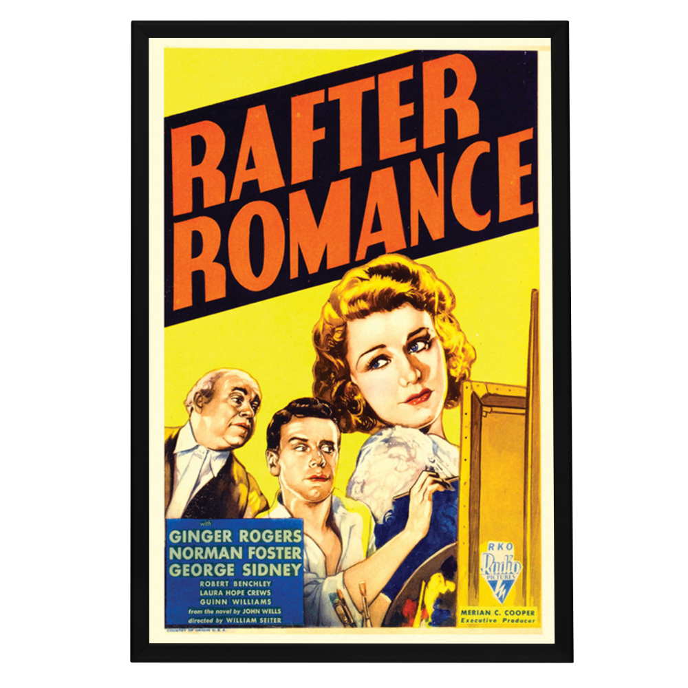 "Rafter Romance" (1933) Framed Movie Poster