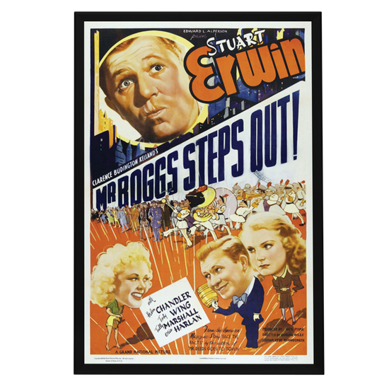 "Mr. Boggs Steps Out" (1938) Framed Movie Poster