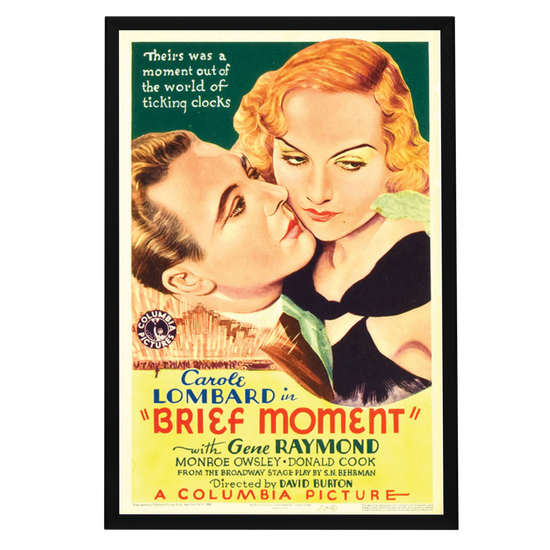 "Brief Moment" (1933) Framed Movie Poster