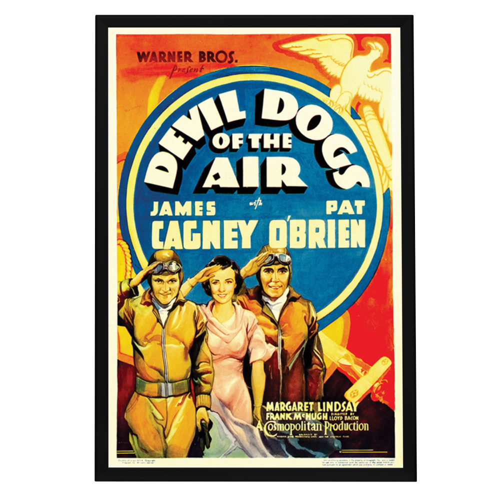 "Devil Dogs Of The Air" (1935) Framed Movie Poster