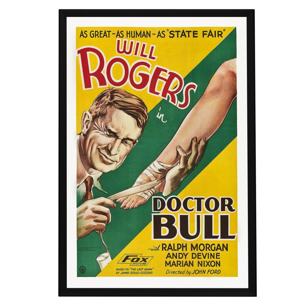 "Doctor Bull" (1933) Framed Movie Poster