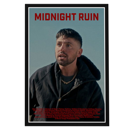 "Midnight Ruin" (2023) Framed Movie Poster