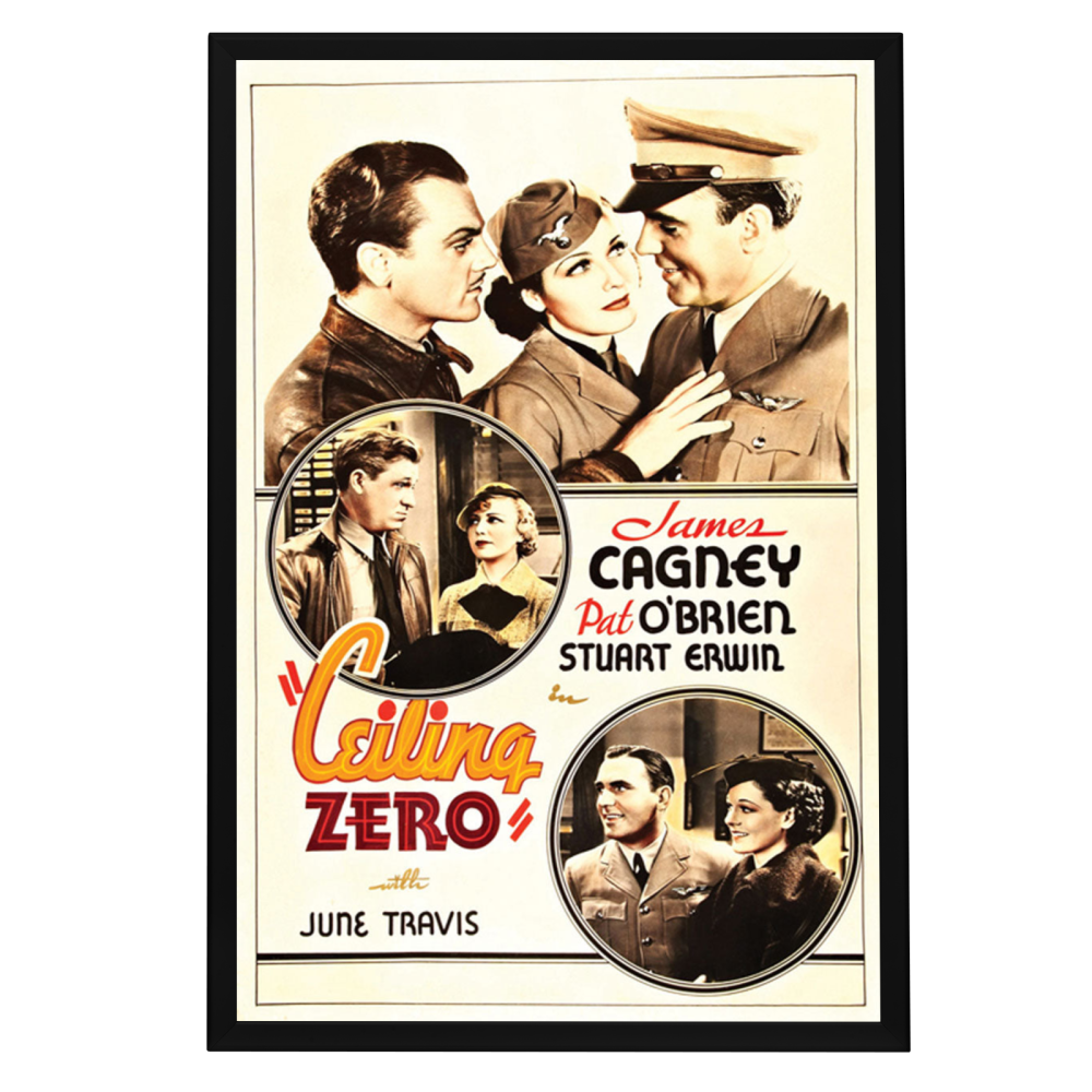 "Ceiling Zero" (1936) Framed Movie Poster