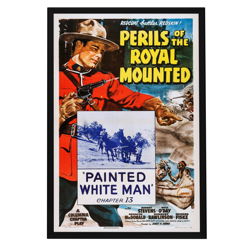 "Perils Of The Royal Mounted" (1942) Framed Movie Poster