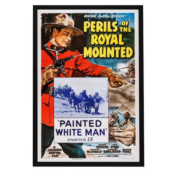 "Perils Of The Royal Mounted" (1942) Framed Movie Poster