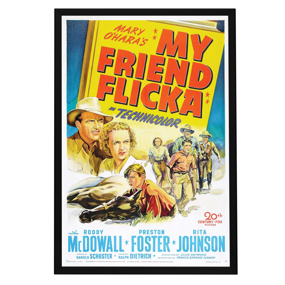 "My Friend Flicka" (1943) Framed Movie Poster