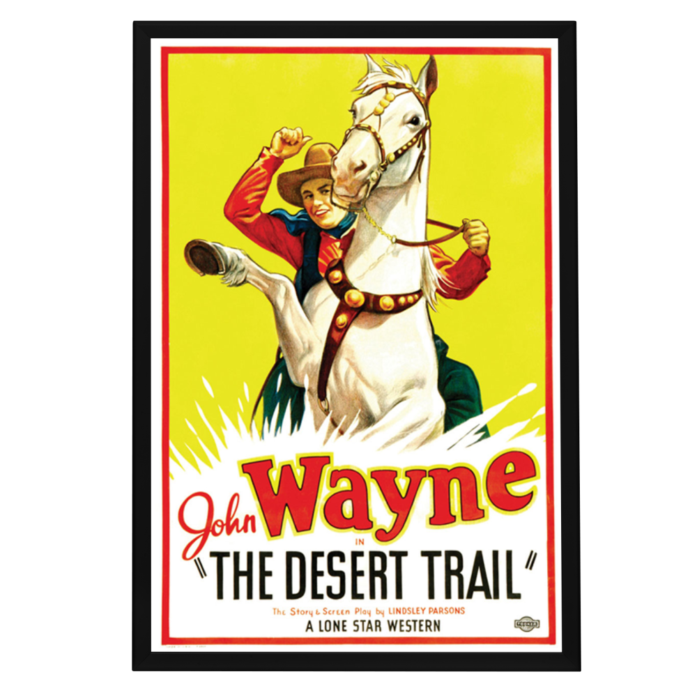 "Desert Trail" (1935) Framed Movie Poster