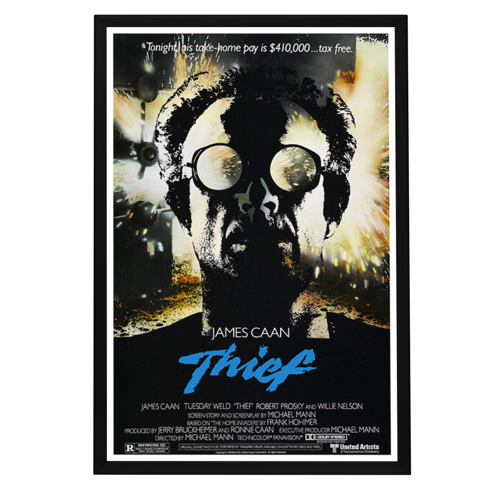 "Thief" (1981) Framed Movie Poster