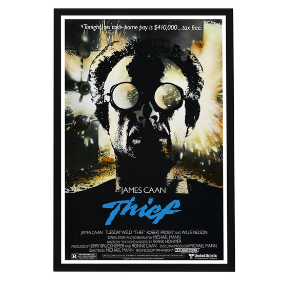 "Thief" (1981) Framed Movie Poster