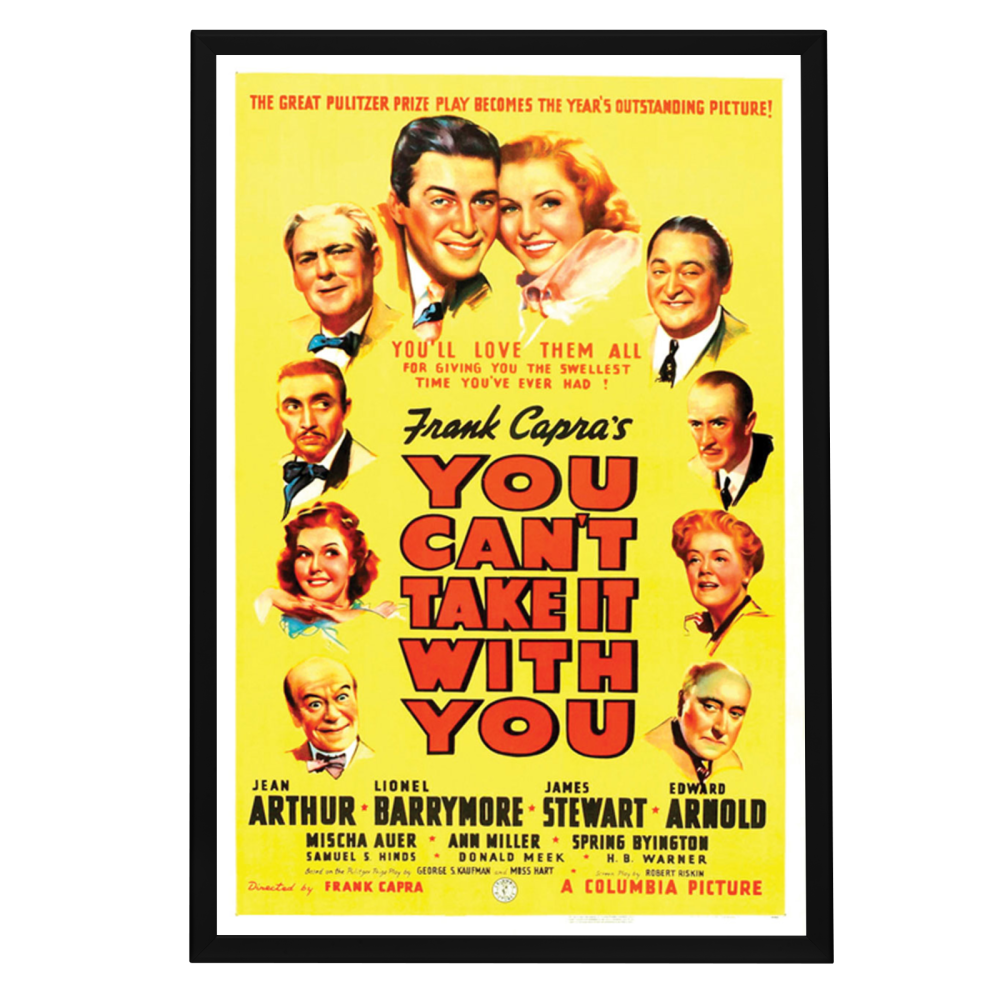 "You Can't Take It With You" (1938) Framed Movie Poster