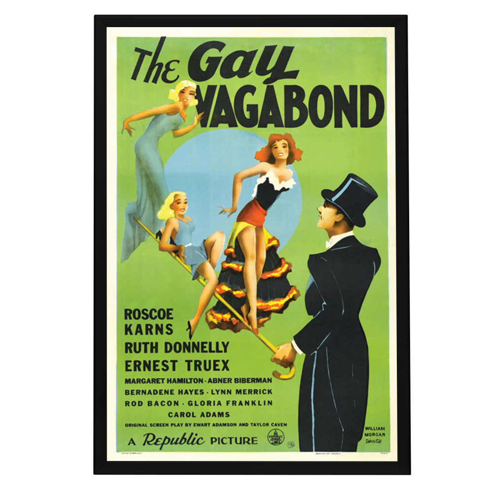 "Gay Vagabond" (1941) Framed Movie Poster