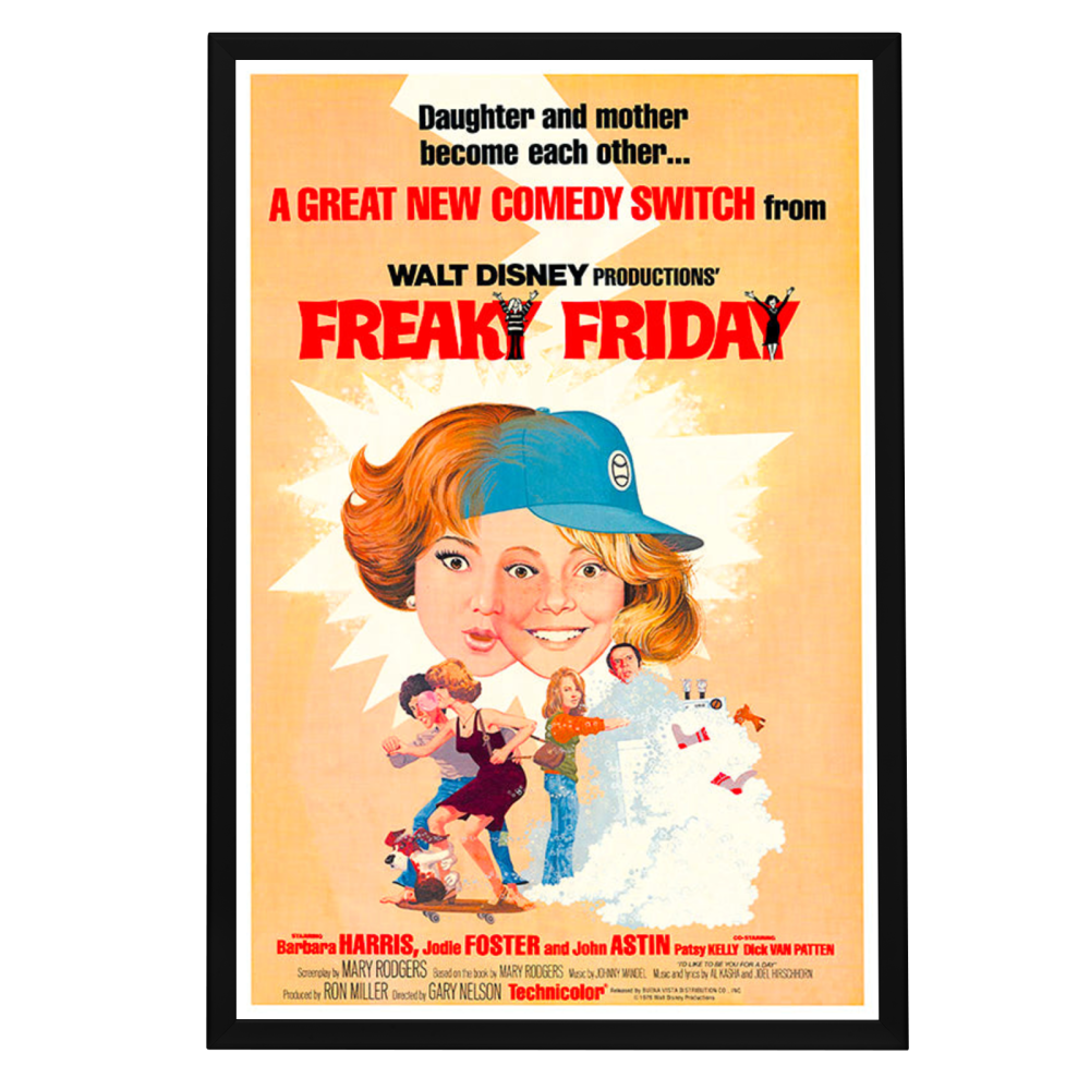 "Freaky Friday" (1976) Framed Movie Poster