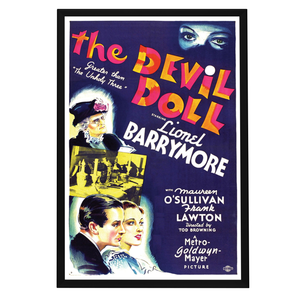 "Devil Doll" (1936) Framed Movie Poster