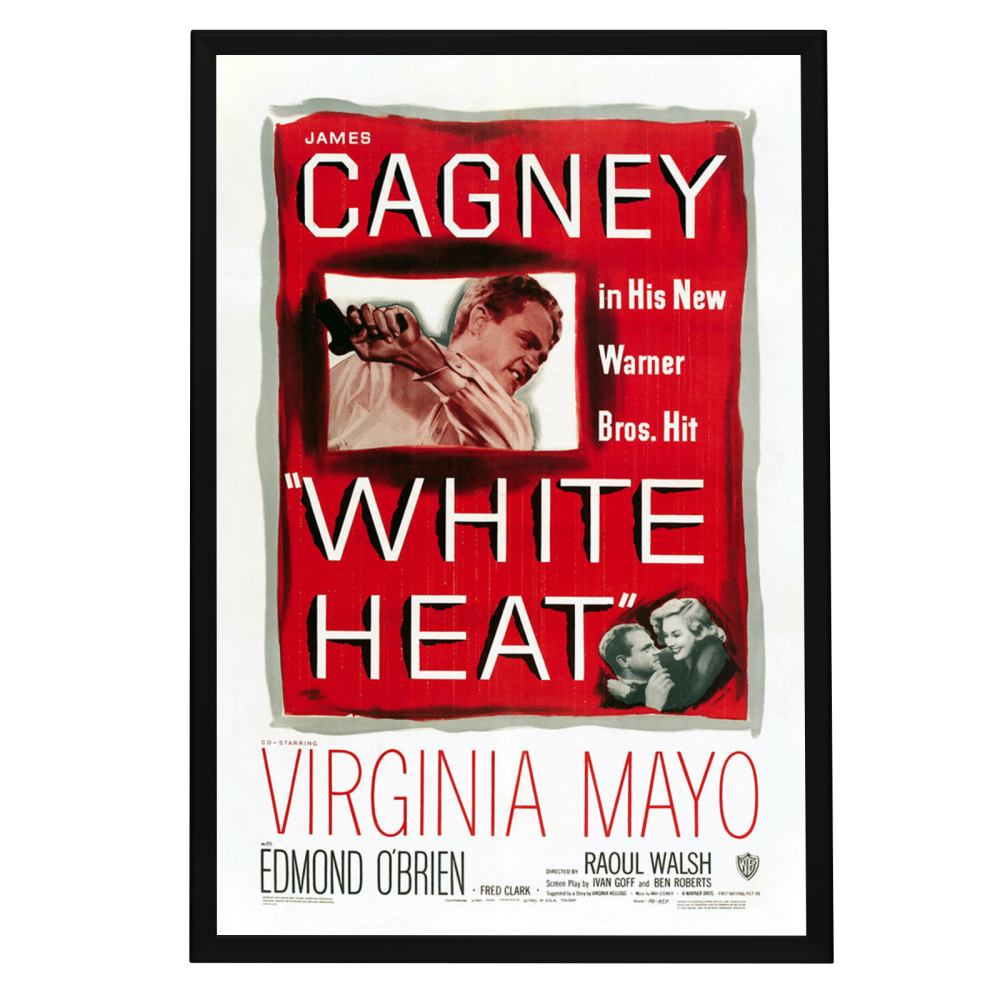 "White Heat" (1949) Framed Movie Poster