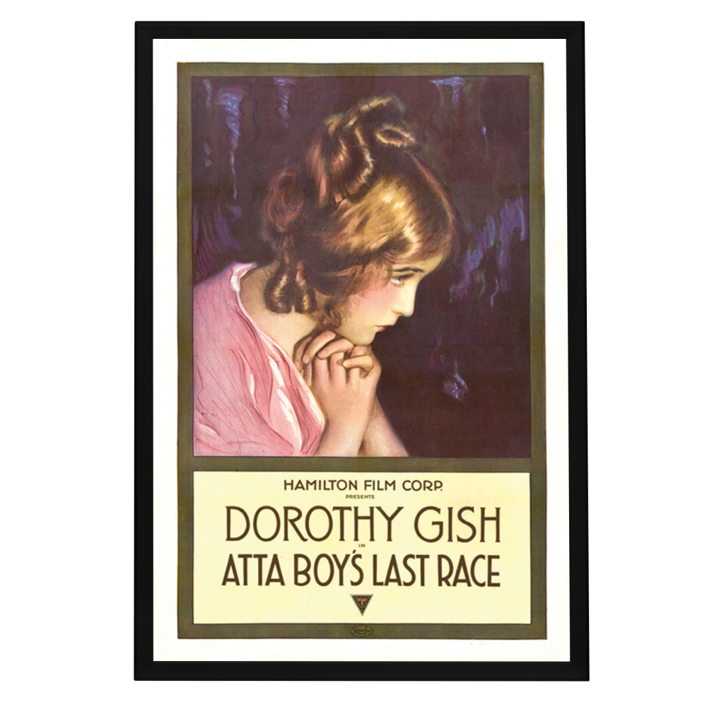"Atta Boy's Last Race" (1916) Framed Movie Poster
