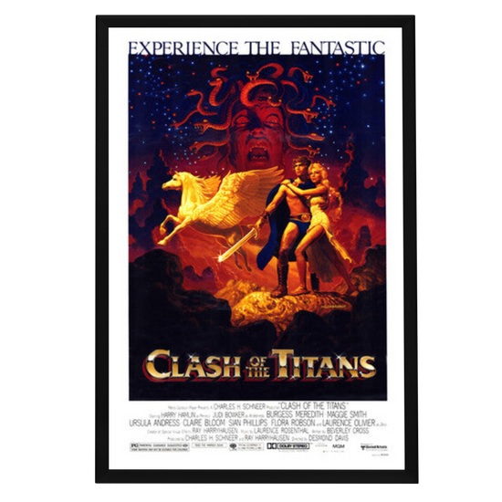 "Clash of the Titans" (1981) Framed Movie Poster