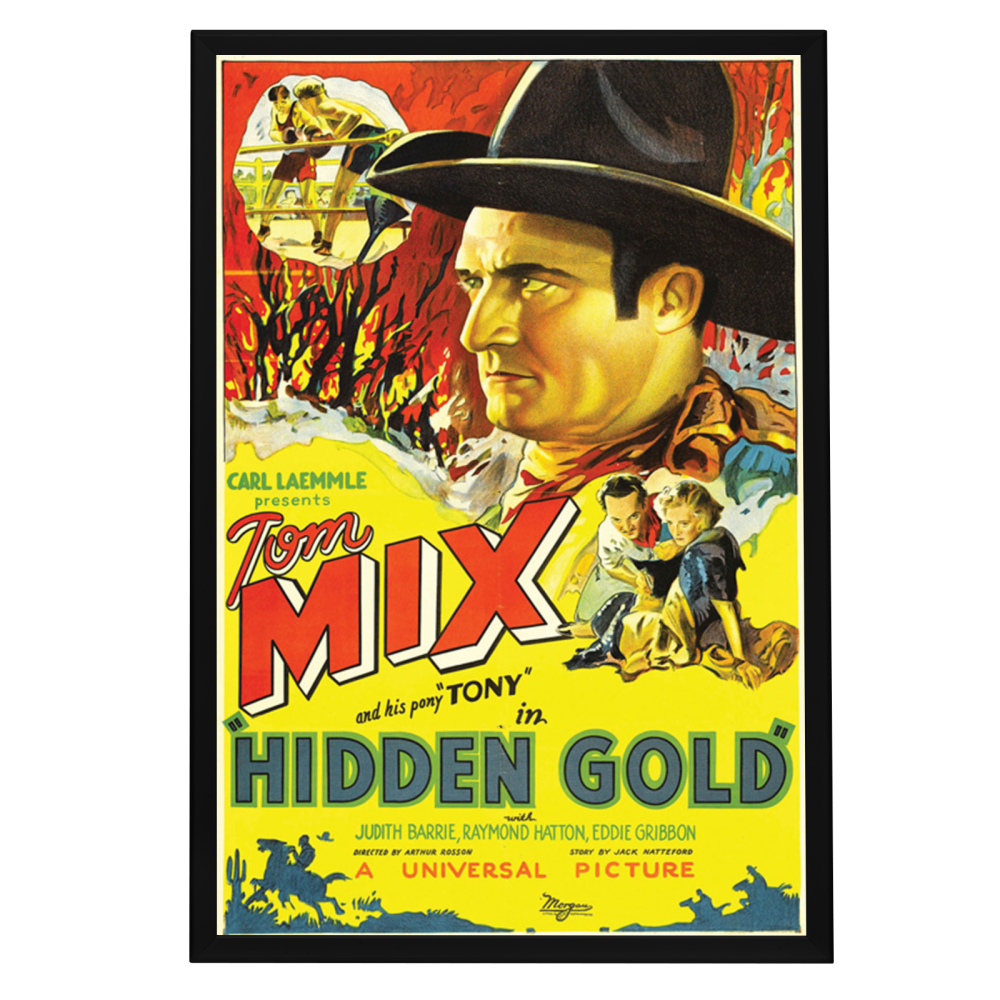 "Hidden Gold" (1932) Framed Movie Poster