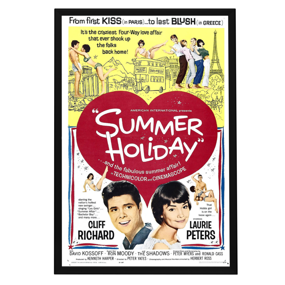 "Summer Holiday" (1963) Framed Movie Poster