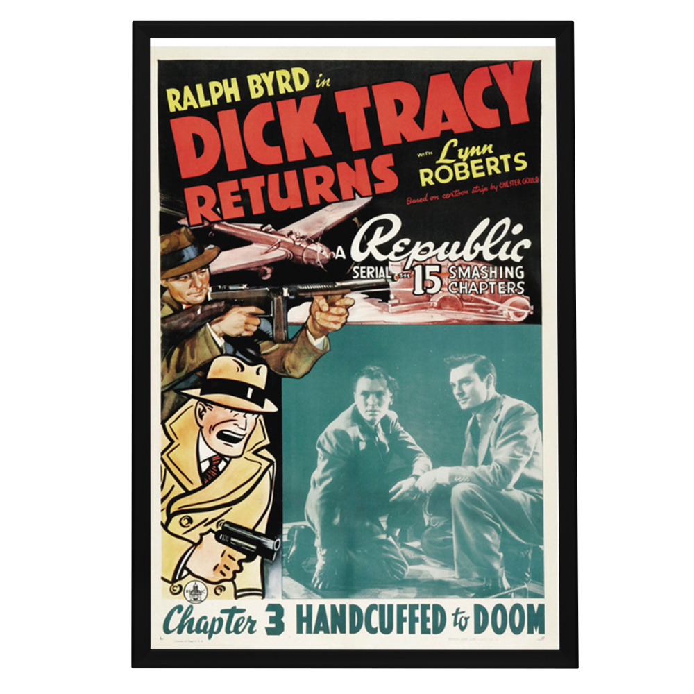 "Dick Tracy Returns" (1938) Framed Movie Poster