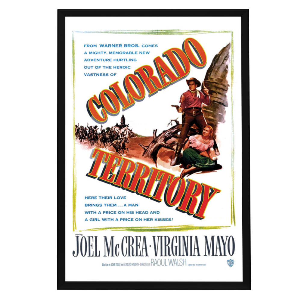 "Colorado Territory" (1949) Framed Movie Poster