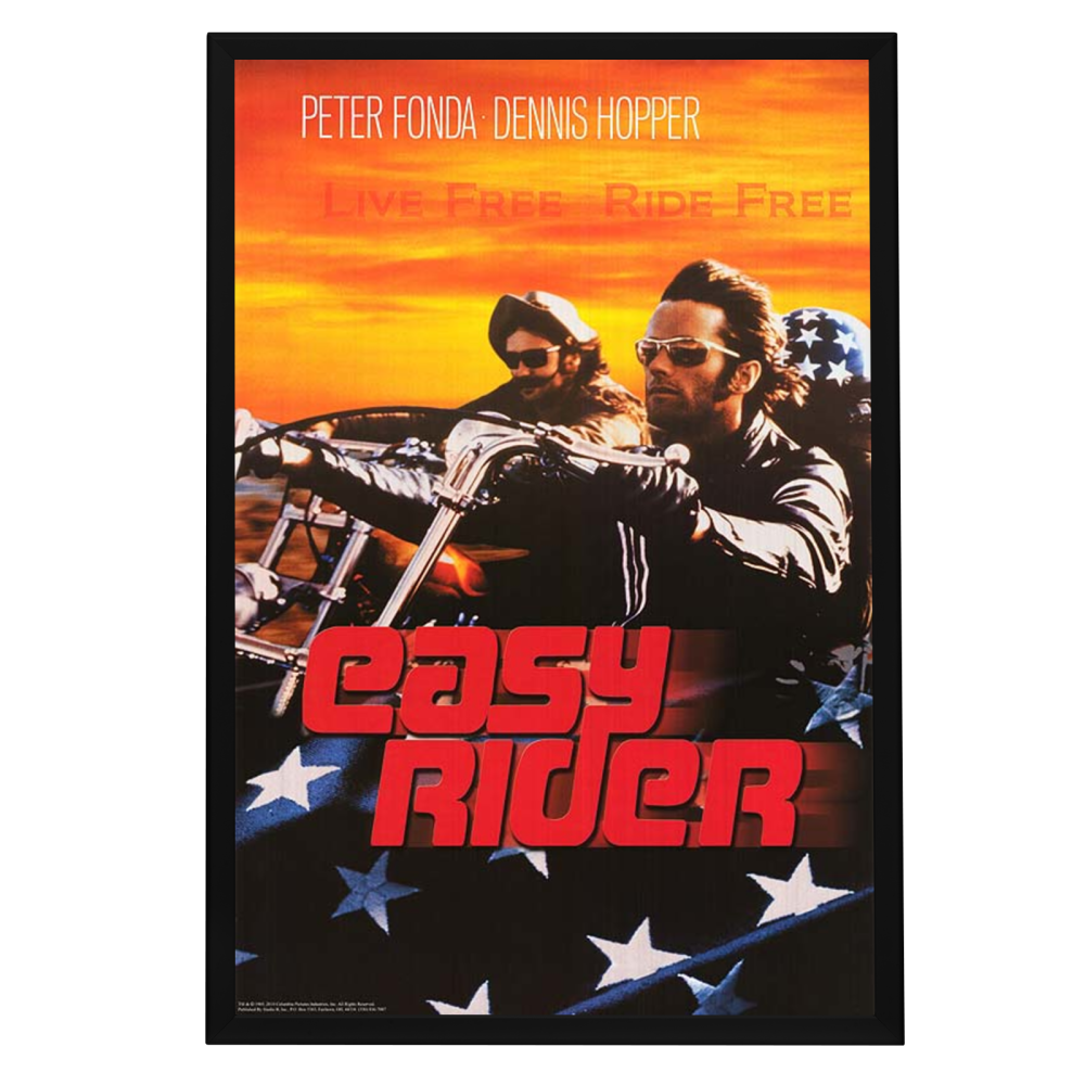 "Easy Rider" (1969) Framed Movie Poster