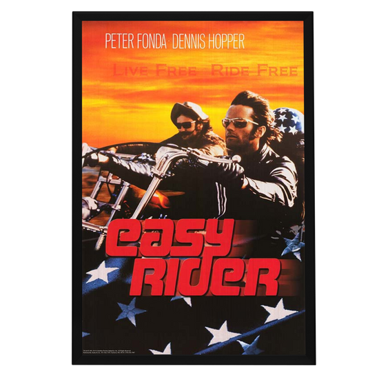 "Easy Rider" (1969) Framed Movie Poster