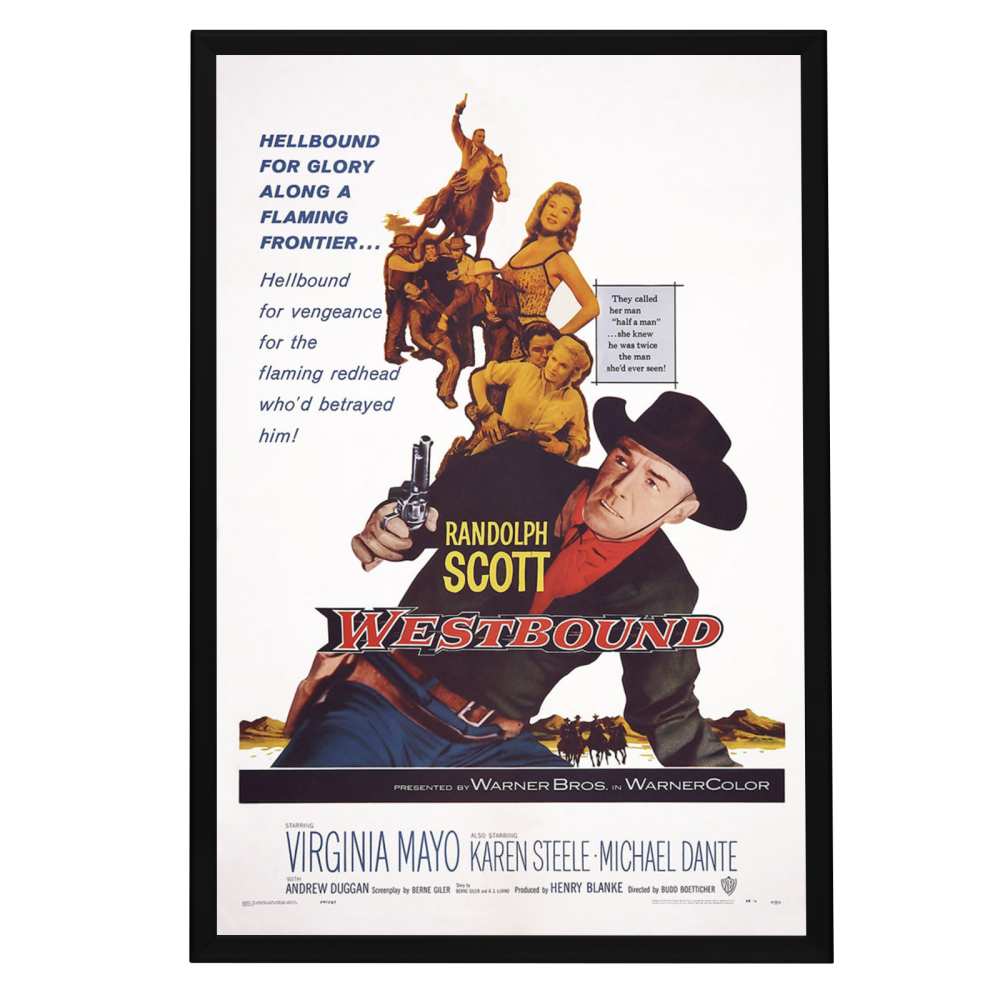 "Westbound" (1959) Framed Movie Poster