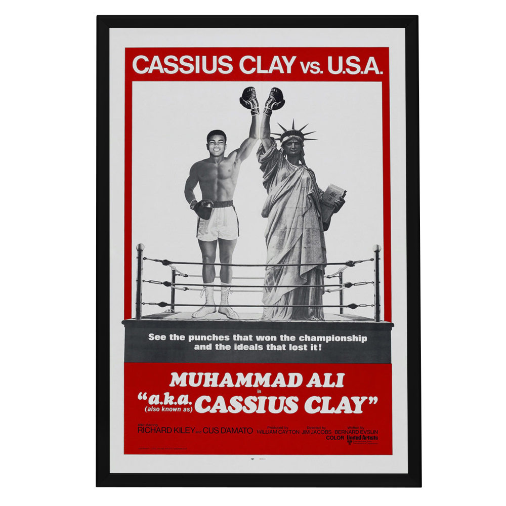 "Muhammad Ali Cassius Clay" (1970) Framed Movie Poster