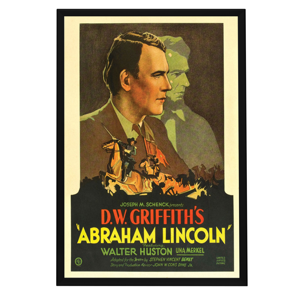 "Abraham Lincoln" (1930) Framed Movie Poster