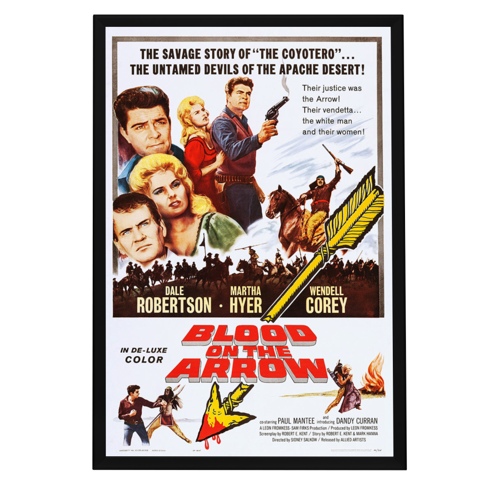 "Blood On The Arrow" (1964) Framed Movie Poster