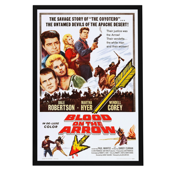 "Blood On The Arrow" (1964) Framed Movie Poster