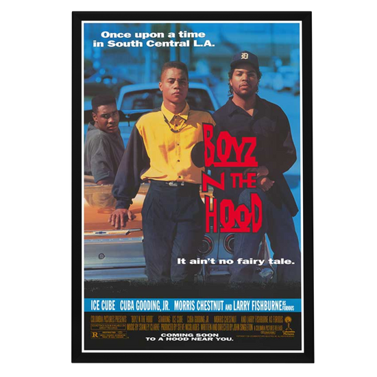 "Boyz N The Hood" (1991) Framed Movie Poster