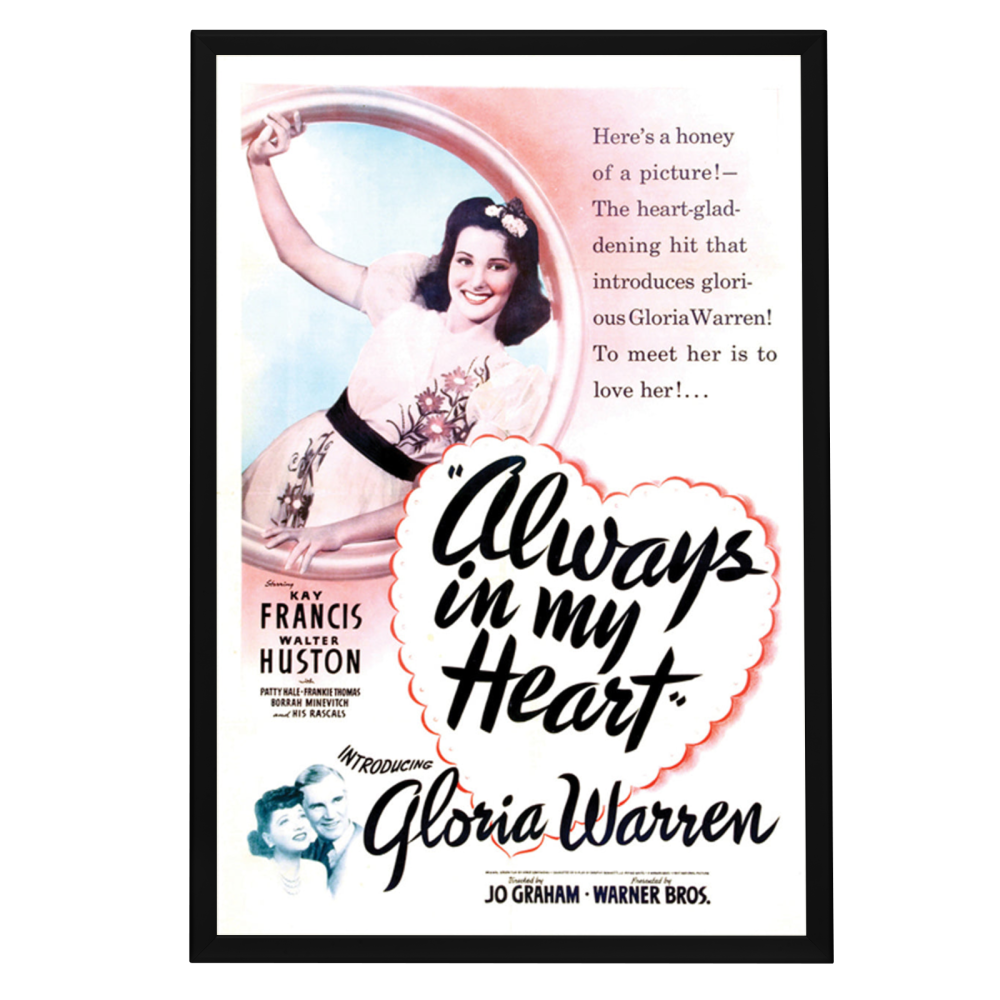 "Always In My Heart" (1942) Framed Movie Poster