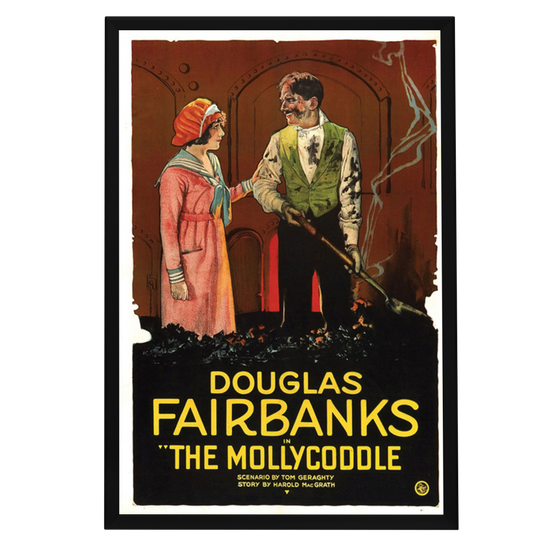 "Mollycoddle" (1920) Framed Movie Poster