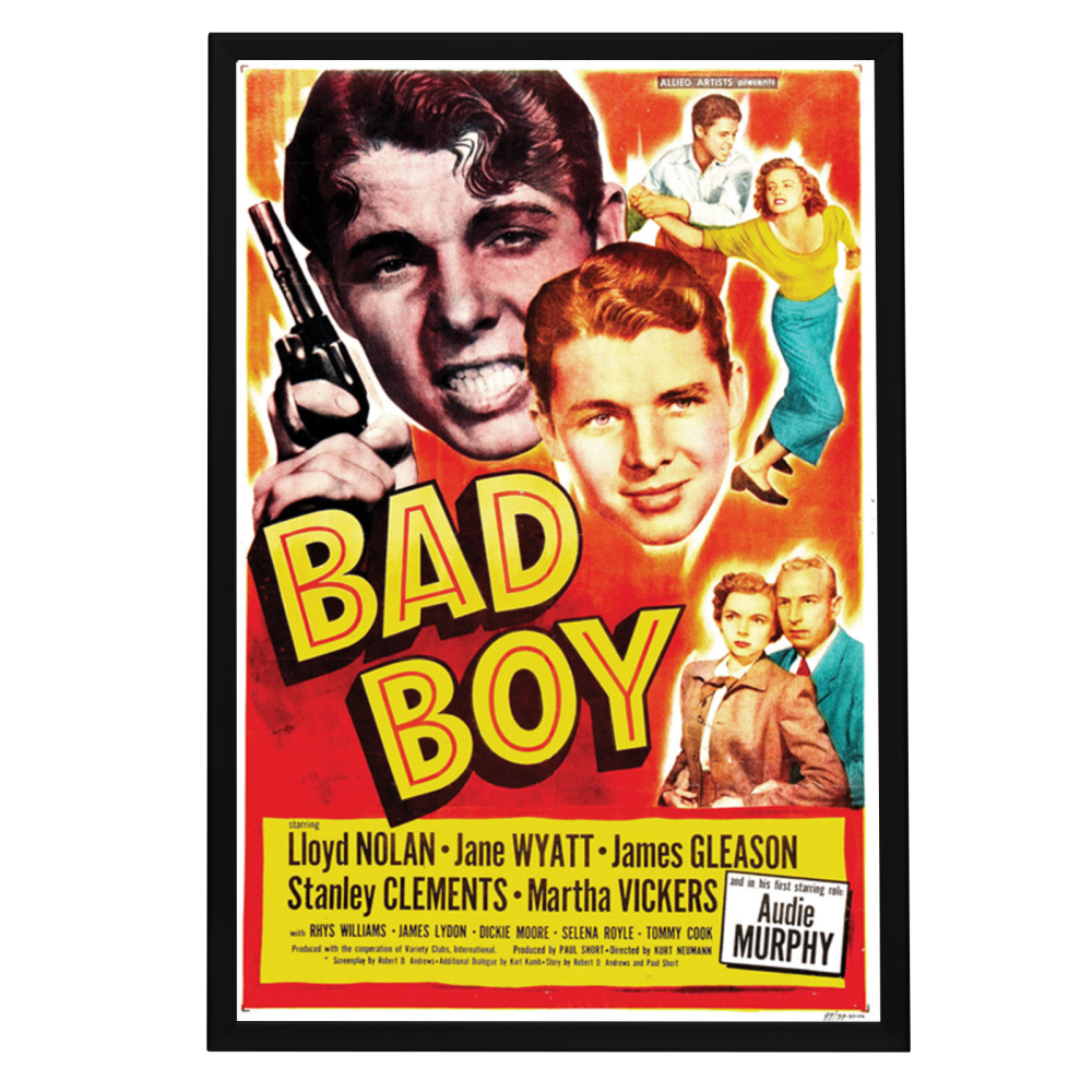 "Bad Boy" (1949) Framed Movie Poster