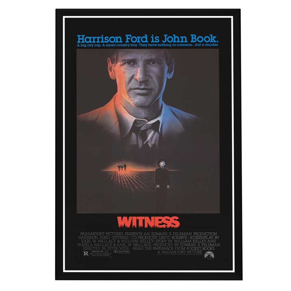 "Witness" (1985) Framed Movie Poster