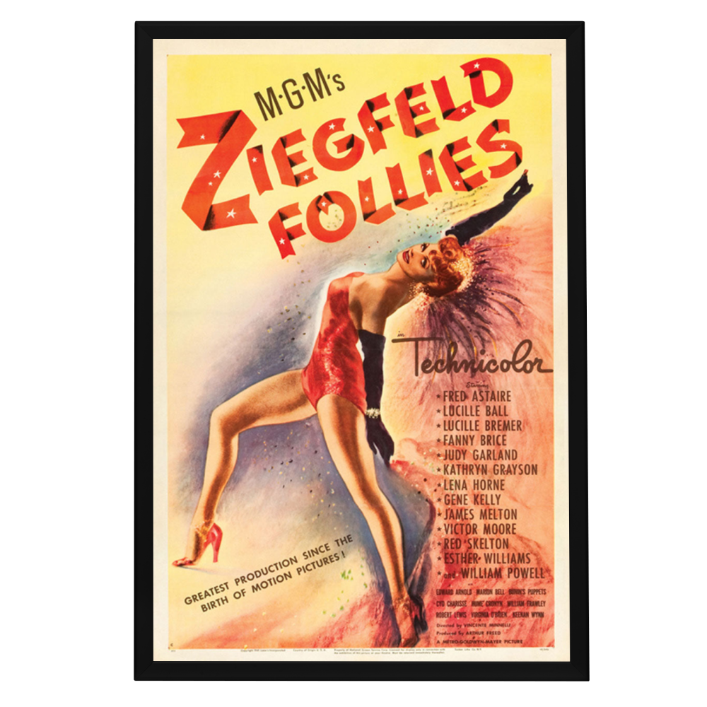 "Ziegfeld Follies" (1946) Framed Movie Poster