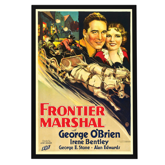 "Frontier Marshal" (1934) Framed Movie Poster