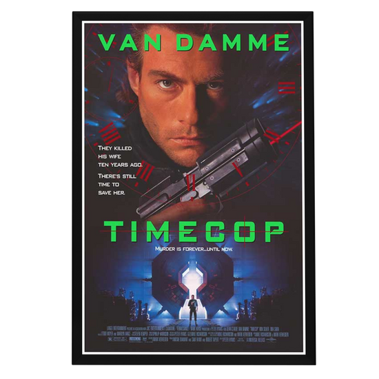 "Timecop" (1994) Framed Movie Poster