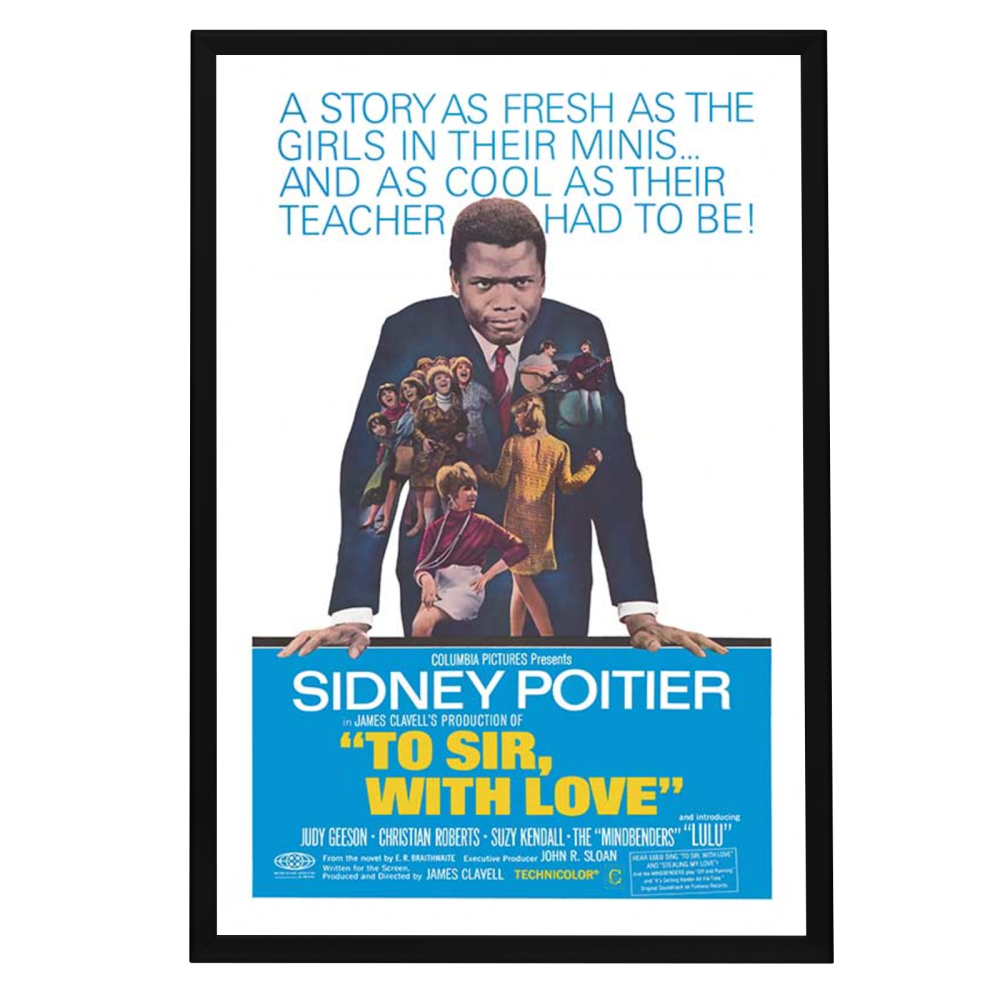 "To sir, with love" Framed Movie Poster